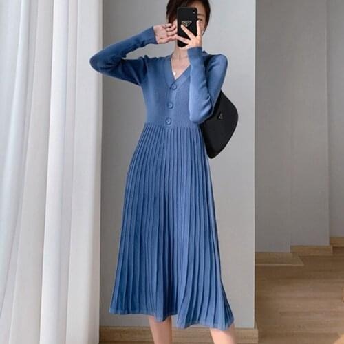 XQing TY Fashionable Knitted Dresses