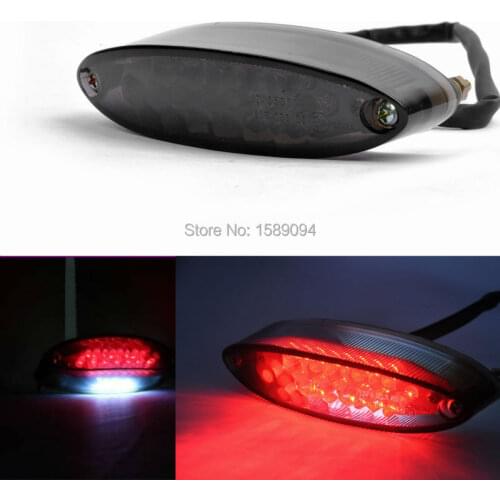 Motorcycle ATV Smoke 28 LED Tail Brake Light For Yamaha Banshee Warrior YFZ WR XT