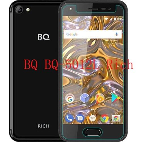 Smartphone Tempered Glass for BQ BQ-5012L Rich 5012 9H Explosion-proof Protective Film Screen Protector cover phone