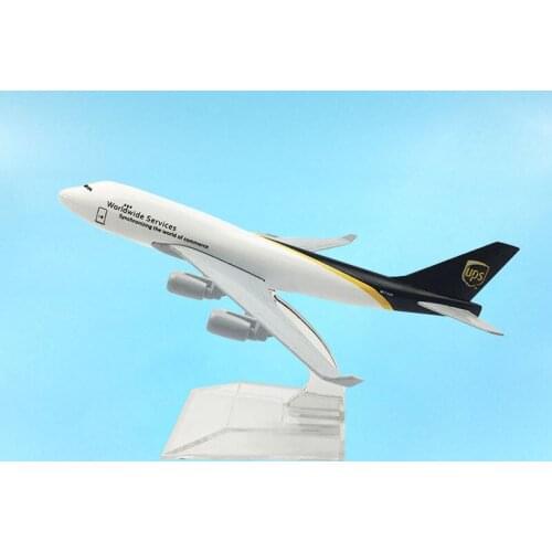 1:400 Boeing 747 B747 Model Toys UPS Airplanes Cargo Base Alloy Aircraft Plane Airliner Display Collection Gifts Souvenir Shwo