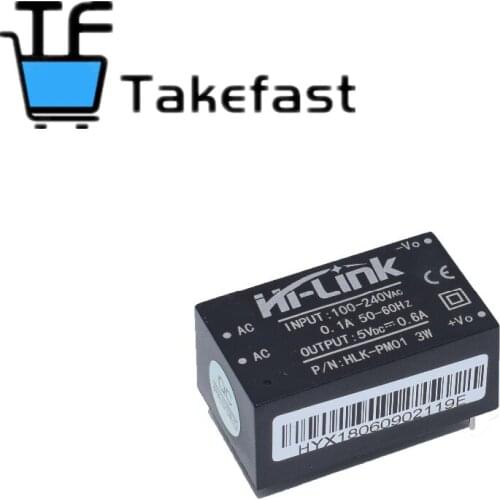 1pcs HLK-PM01 AC-DC 220V to 5V mini power supply module,intelligent household switch power supply module