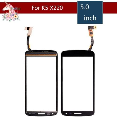 10pcs/lot High Quality 5.0" For LG K5 X220 X220DS Touch Screen Digitizer Sensor Outer Glass Lens Panel Replacement