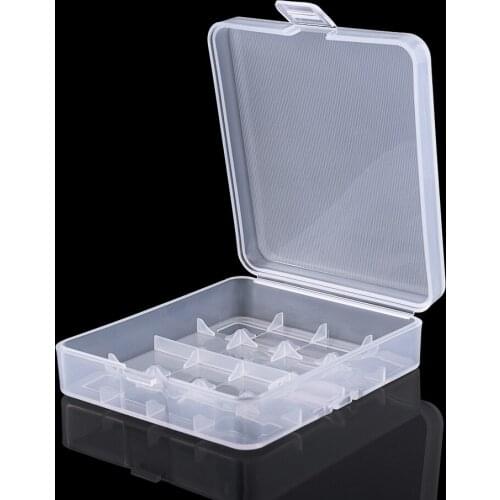 18650 lithium Battery Storage Box Hard Bag for 4*18650 Rechargeable Batteries Bateria Cover Cells Hard Plastic Case Accumulator