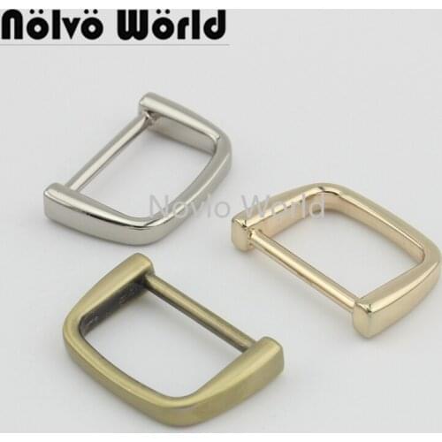 Nolvo World 5-20-100pcs 5 colors inner 26*16.5mm 1"metal D ring die casting buckles lady handbag strap D buckle crafts