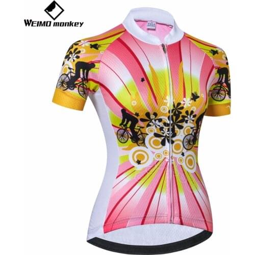 2018 Road cycling jersey youth Short sleeve Women Bike jersey Cycling clothing MTB Top Maillot Breathable Sportswear shirts