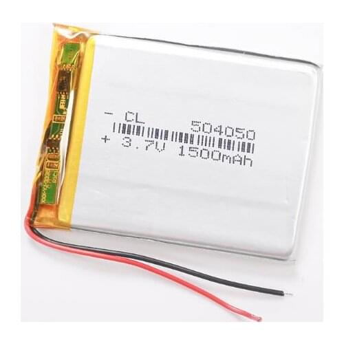 3.7 V 504050 054050P 3.7V 1500mah with protection board , used for bluetooth MP3,MP4 lithium battery