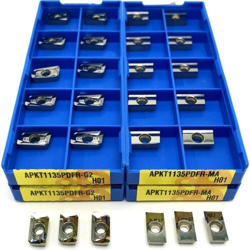 APKT1135 PDFR MA H01 Aluminum turning tool Milling insert carbide inserts APKT 1135 Cutting tool CNC Aluminum Copper Tool