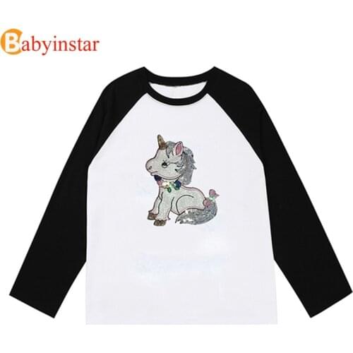 Babyinstar Girls' Printed T-Shirts