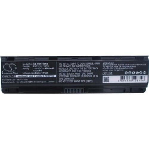 Cameron sino 4200mah battery for TOSHIBA Satellite P70 P70-A P75 P75-A P75-A7100 P75-A7200 P000573260 PA5121U-1BRS PABAS274