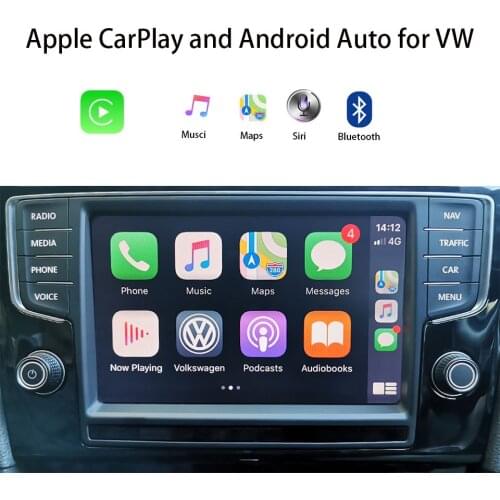 CarSight Car Interface Wireless Apple CarPlay Box For VW MQB MK7 Golf MIB Touran Google Youtube MirrorLink Android Navigation