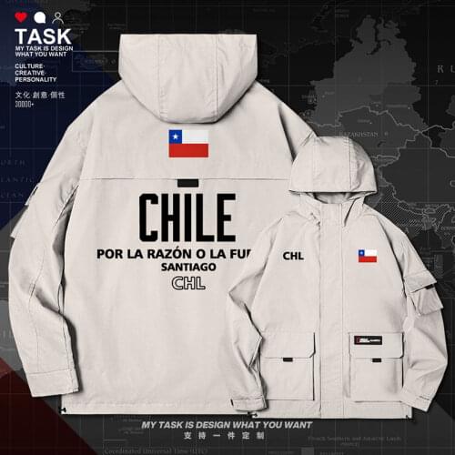 Chile Chilean CHL men jacket hooded nation flag casual clothing windbreaker new mens chaquetas hombre jackets clothes autumn