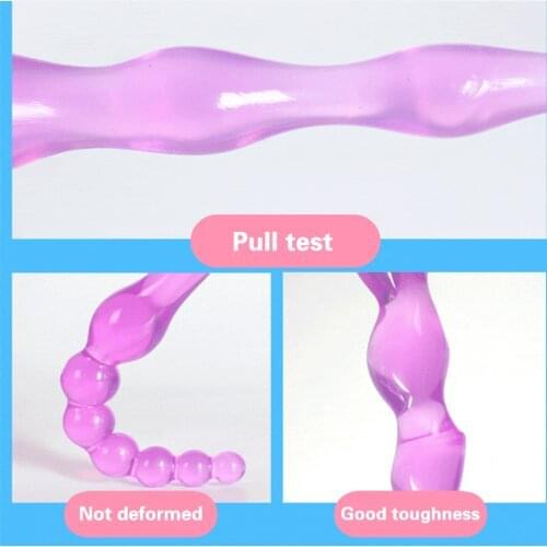 Dildos Adult AV Realistic Double Dildo Vibrator Sex ToysSoft Jelly Lesbian Vagina Anal Plug Butt Plug Massage For Woman