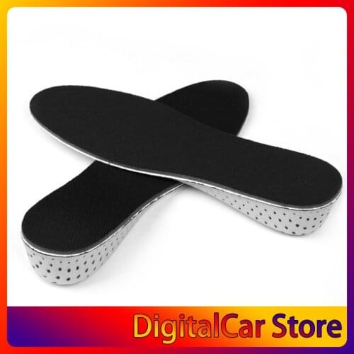 Men Women Height Increase Height Insoles Memory Foam Shoe Inserts Cushion Lift 2-4cm Good Quality Pads Antislip