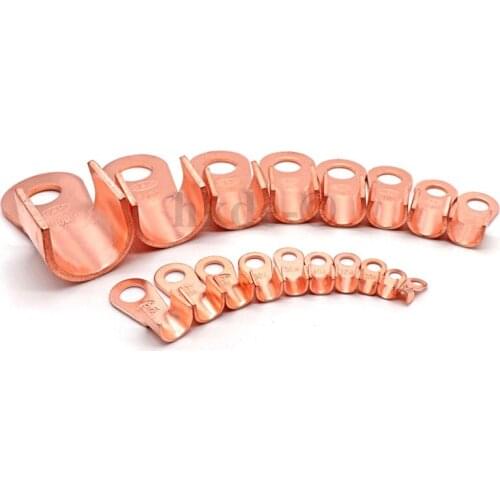 Electrical Wire Cable Crimp Terminals Ring End Connector Copper OT-3A to 80A
