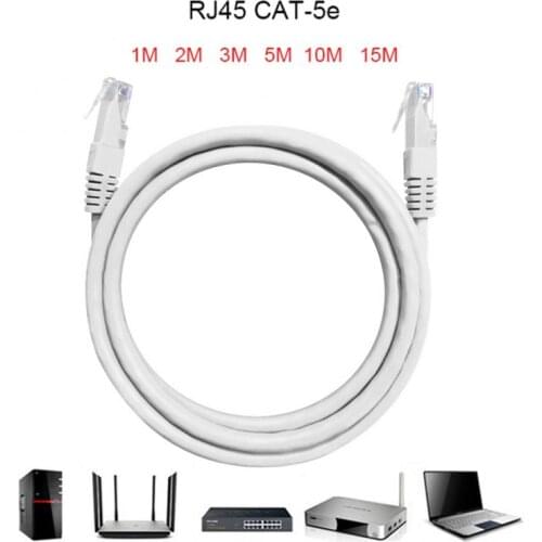 Ethernet Cables CAT-5e/CAT-5 RJ45 Cable Ethernet LAN Network Cable for Computers Switch Hubs ADSL Routers Digital Set-top Boxes