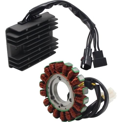 Motorcycle Generator Stator Coil + Voltage Regulator Rectifier For Suzuki GSXR600 GSXR750 31401-01H20 31401-01H21 32800-47H00