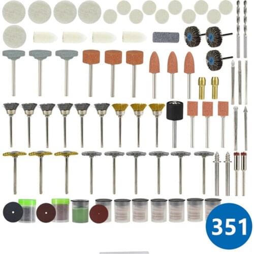 Rotary Tool Accessories Set 351pcs Grinding Sanding Polishing Cutting Abrasive Tools for Dremel Rotary Tools
