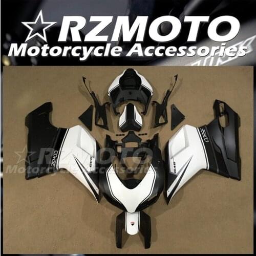 Injection Mold New ABS Full Fairings Kits Fit For Ducati 1098 848 1198 evo 2007 2008 2009 2010 2011 2012 body set Hot sell black