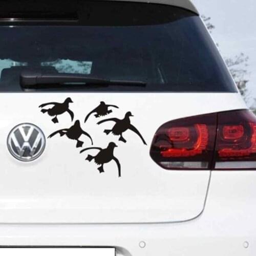 Hunt Duck Decal Hunting Dog Shotgun Sticker Hollow Sticker Hunter Car Window Vinyl Decal Funny Poster Motorcycle
