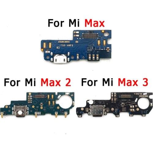 Original Charging Port For Xiaomi Mi Max 3 2 Max2 Max3 Charge Board Repair Flex Usb Connector Plate Replacement Spare Parts