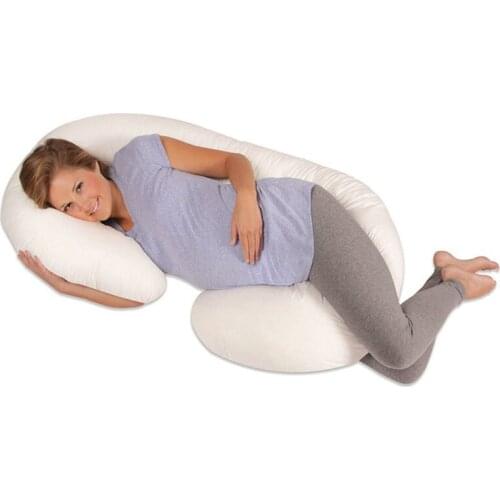 Cotton comfort u shape support pillow for pregnant women cozy bump side sleeper maternity pregnancy pillow full body