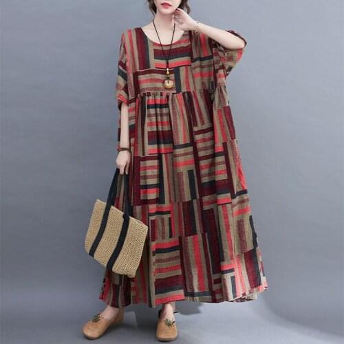 QIAOXICUN Summer Short Sleeve Dresses
