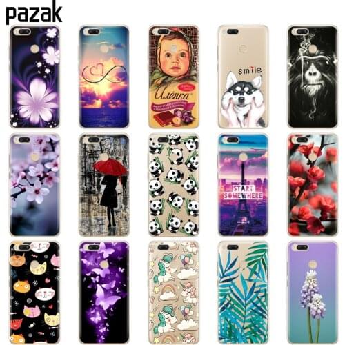Silicone Case For Xiaomi Mi 5X Case soft tpu Coque for Xiaomi Mi A1 Cover For Xiaomi Mi A1/for Xiaomi Mi 5X Mi5X 5.5"pop shell