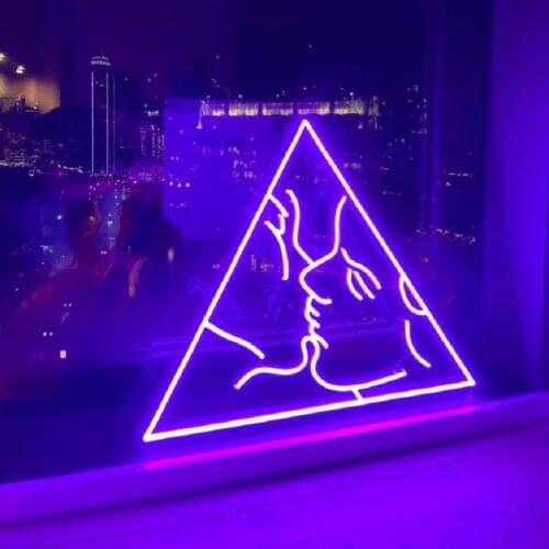 Led Aesthetic AESTHETE Face Neon Light Sign For Home Room Decoration Wall Decor Neon Sign Kawaii Anime Cute Bedroom Decoration