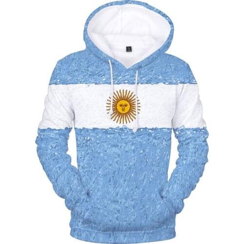 3D Print National Flag Portugal Argentina Germany Russia Brazil USA Hoodie Sweatshirt Lovely 3D Hoodies Men Women Fashion Jacket
