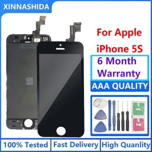AAA Quality LCD For Apple iPhone 5 5S Display Touch Screen Digitizer Assembly Replacement