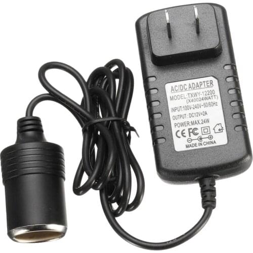 12V 2A AC/DC Switching Adapters Charger Cord 50/60Hz Power Supply Cable 4ft