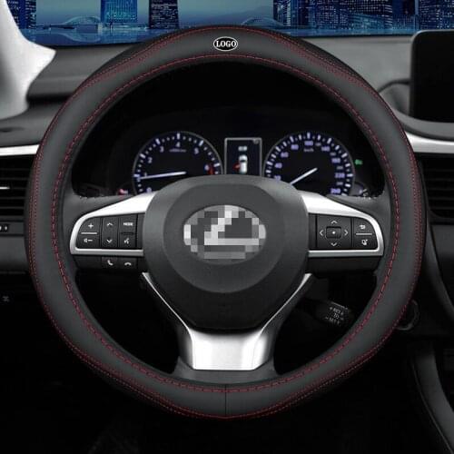 Car Steering Wheel Cover Set for Lexus RX350 ES300h NX300 LX570 UX200 CT200h 2019 2018 Breathable Car Styling Accessories