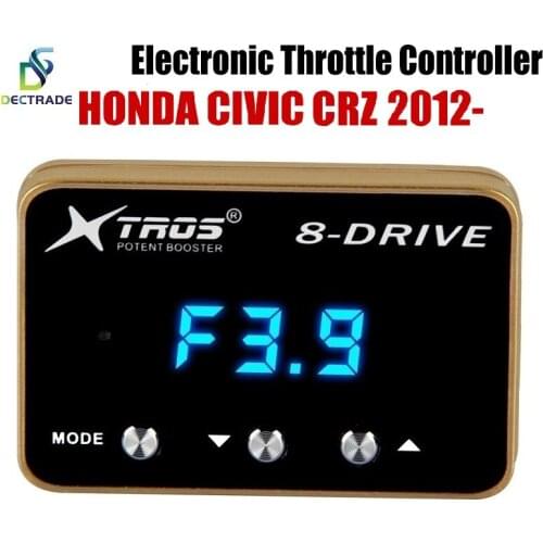 DECTRADE Car Electronic Throttle Controller Racing Accelerator Potent Booster For Honda Civic CRZ 2002- Tuning Parts 8 Drive