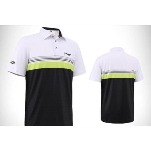 Breathable Quick-Dry Golf Shirt Professional Outdoor Sportswear Short Sleeve T-Shirt Mens POLO Shirt