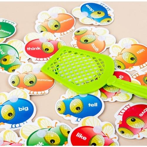 Fly Swatter Toys Kindergarten Learning Games for Kids Age 3-8 Home Phonics