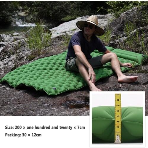 Naturehike Air Mattress Inflatable Waterproof Portable Outdoor Camping Cushion Storage Bag Double Sleeping Bed Travel Mat