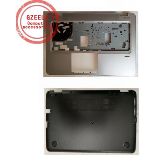 GZEELE New For HP EliteBook 840 G3 Palmrest Cover Upper Case FPR Hole 821173-001 keyboard bezel silver