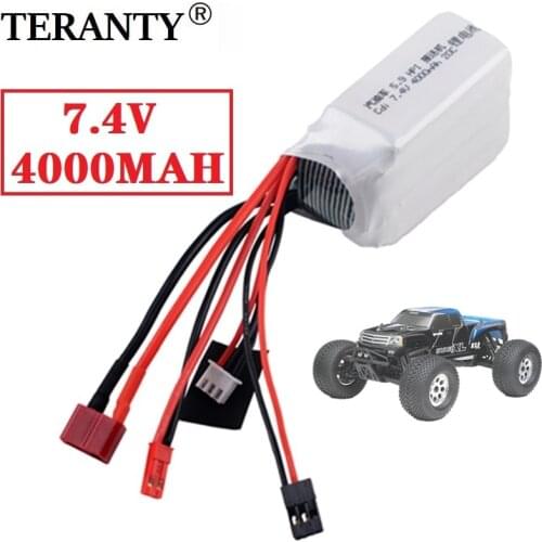 Original 7.4v 4000mah lipo battery for HPI XL OCTANE gasoline 5.9 1/8 for 7.4V 20C Cdi receiver lithium battery