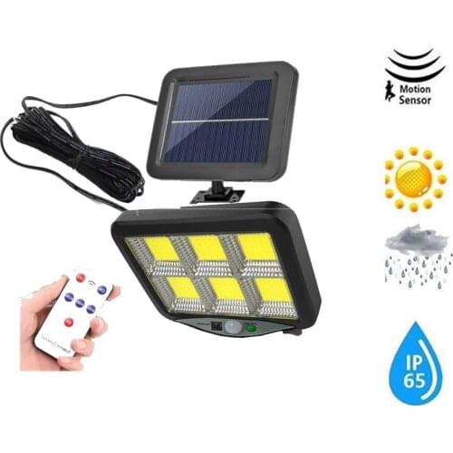 Seperable 120 leds Solar Light Super Bright Adjustable Lighting Angle Outdoor Solar Garden Lamp Waterproof Lighting For Wall Yar