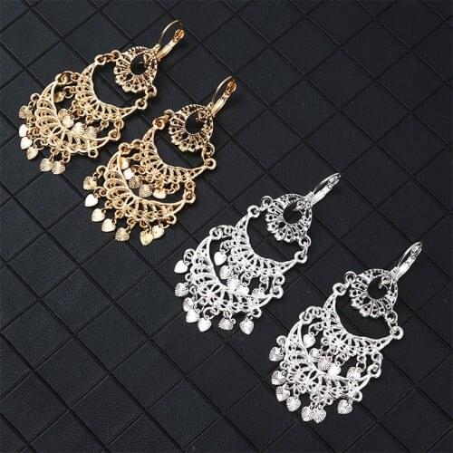 Luxury gold tassel earrings for womens fashion Party jewelry 2021 France Hooked earrings for girls gift