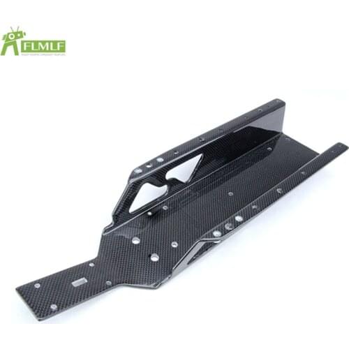 Carbon Fiber Main Frame Chassis Fit for 1/5 HPI ROFUN BAHA ROVAN KM BAJA 5B 5T 5SC Rc Car Toys Games Parts