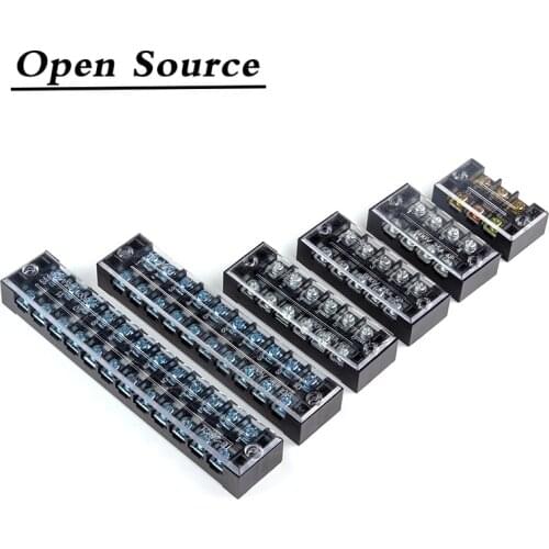 Screw Terminal Block Strip 600V 25A TB-2503 TB-2504 TB-2505 TB-2506 TB-2510 TB-2512
