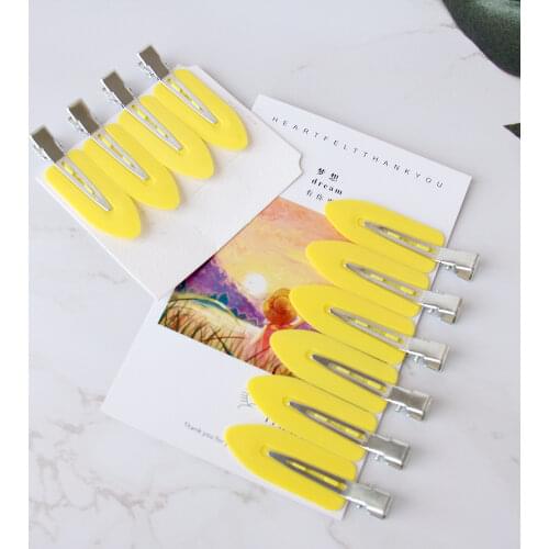 10pcs Cute Seamless Hair Clip for Women Metal Wholesale Baby Hair Accessories Set Bangs Hairpin Clip Makeup Hair Tools