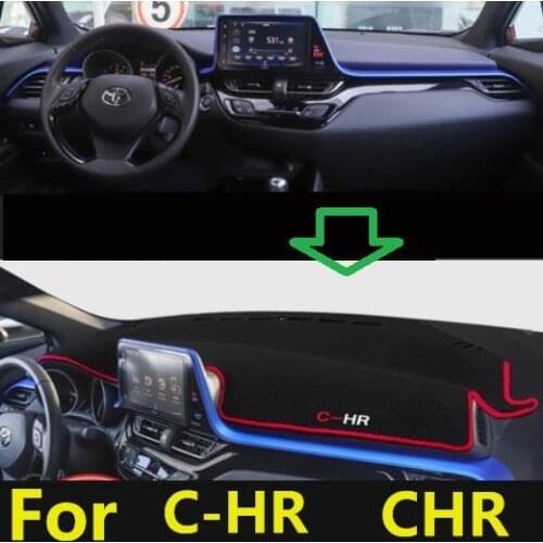 For Toyota C-HR CHR 2016 2017 2018 Car Dashboard Cover Mat Auto Sun Shade Cushion Pad Interior Protector Carpet Trim Accessories