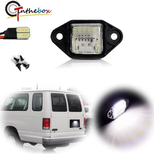 1PC Error Free Canbus Xenon White LED License Plate Light For Ford E-150 E-250 E-350 E-450 Super Duty /Club Wagon /Econoline 12V