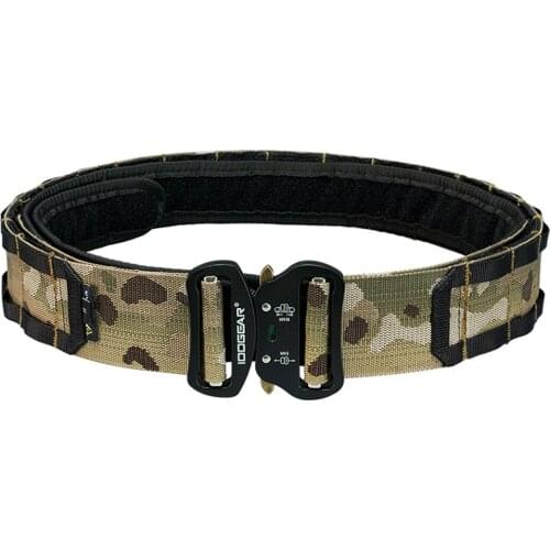 2 Inches Outdoor Adjustable Tactical Belt Combat Waistband Tactics Accessories Drop Shipping - (RG /MC ) S M L