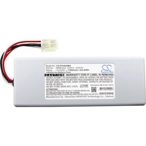 Cameron sino 17000mah battery for PHILIPS Respirateur V60 V60S Respironics V60 V60S 1056921 1058272 1076374 107674 88881344