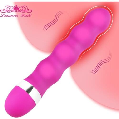 Anal Beads G Spot Vibrator for Women Anal Plug Anus Massager Clitoris Stimulator Powerful Dildo Vibrator Adult Sex Toy for Women