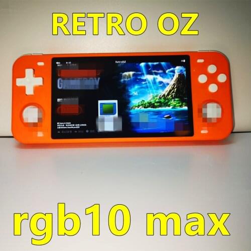 POWKIDDY RGB10 PRO MAX Retro Open Source System Handheld Game Console RK3326 RGB10MAX IPS Screen 3D Rocker Childrens Gift