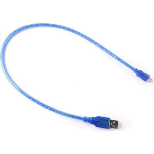 High Quality 30cm 150cm 3m 51pcs USB 2.0 Type A Male to Mini 5P Male Mini 5P USB Cable Foil+Braided Shielding data cable
